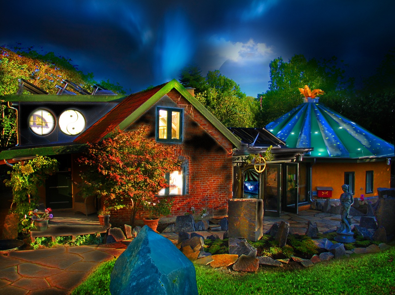 The Magic Garden night