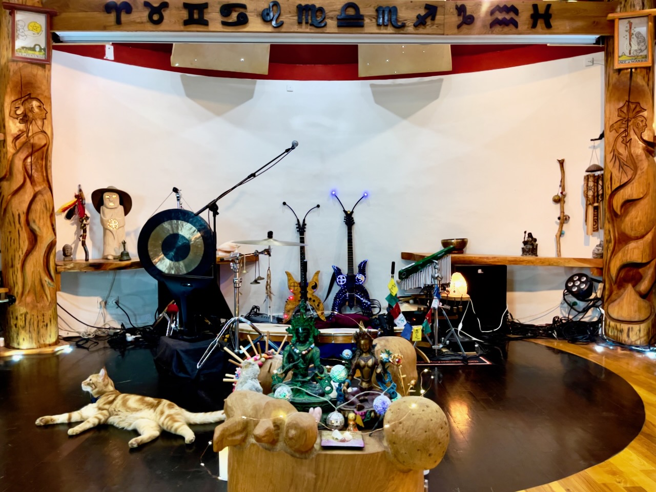 Axis Mundi Experience stage in The Roundhall