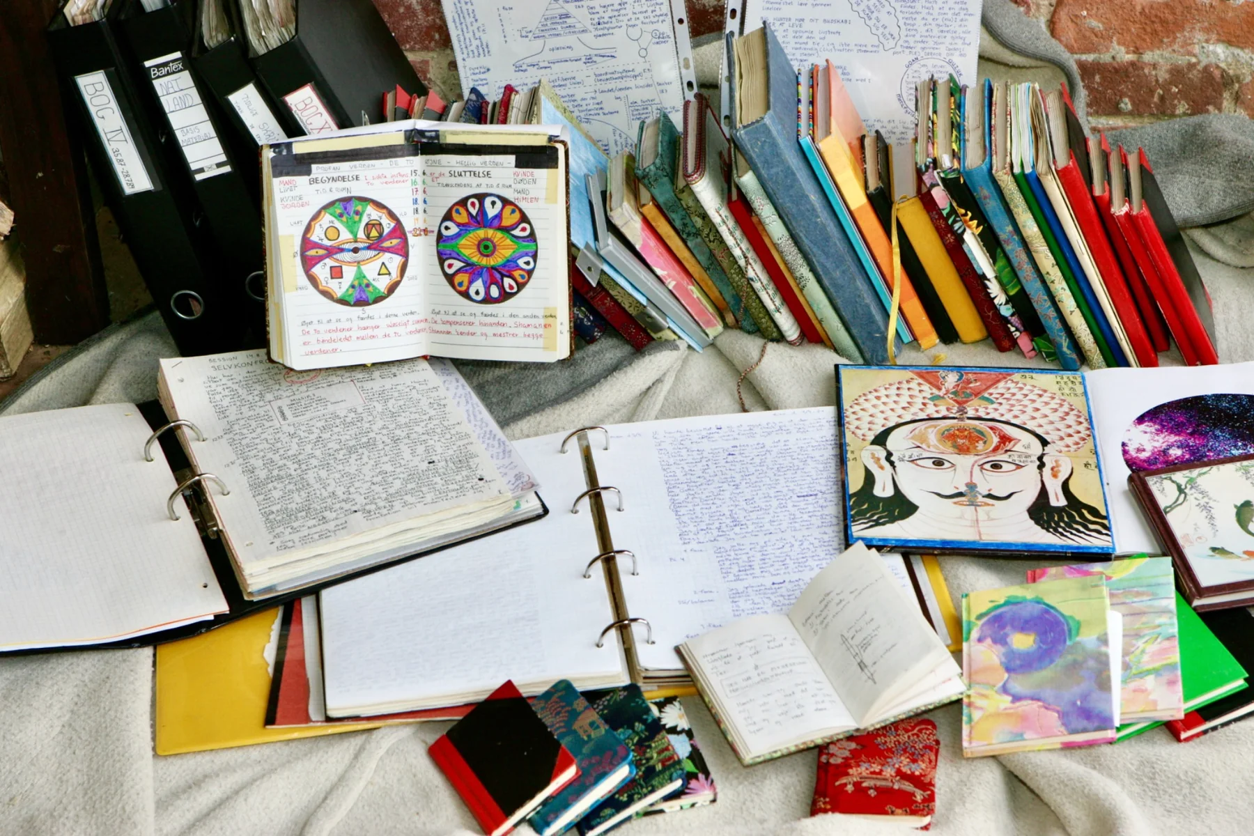 Jacob Moth’s diaries, drawings and inner journey archive